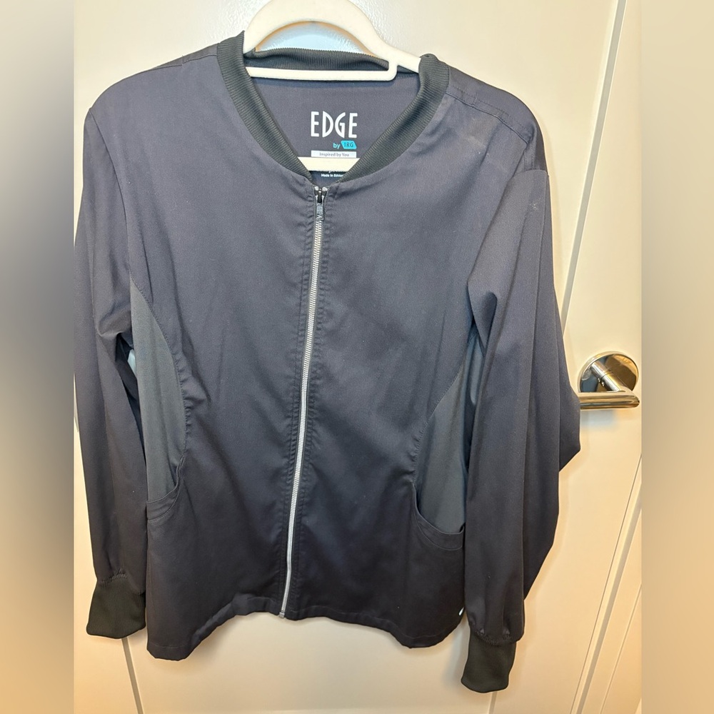 LG Edge Women's Dark Gray Scrub Jacket